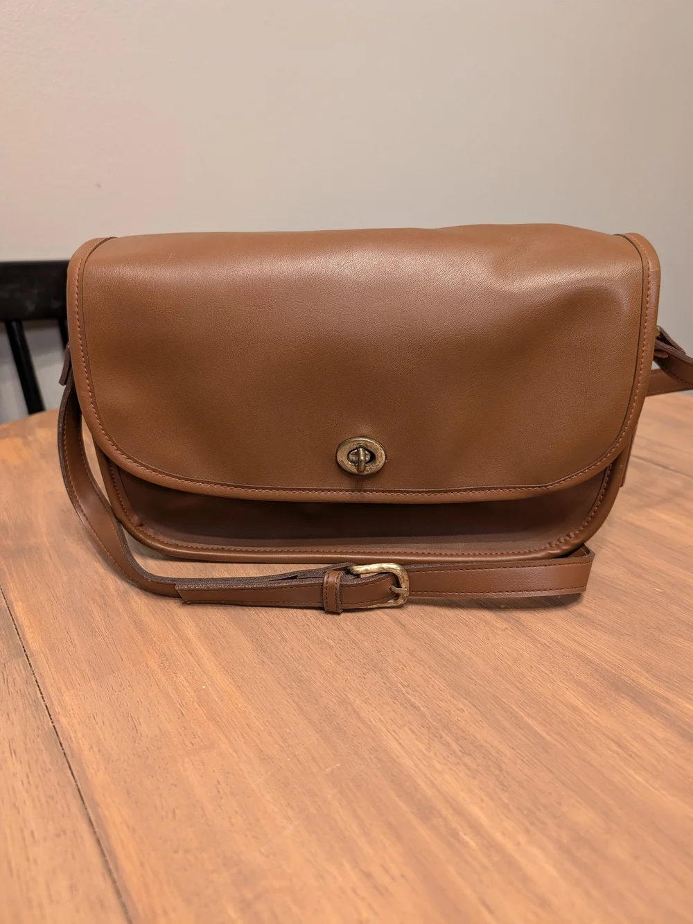 90's Leather Crossbody Bag